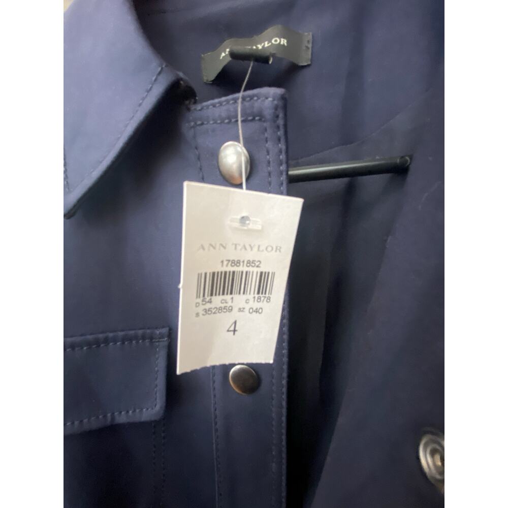 Brand New With Tags! Ann Taylor Cargo/Utility Jacket Blazer Size 4 - Picture 2 of 10